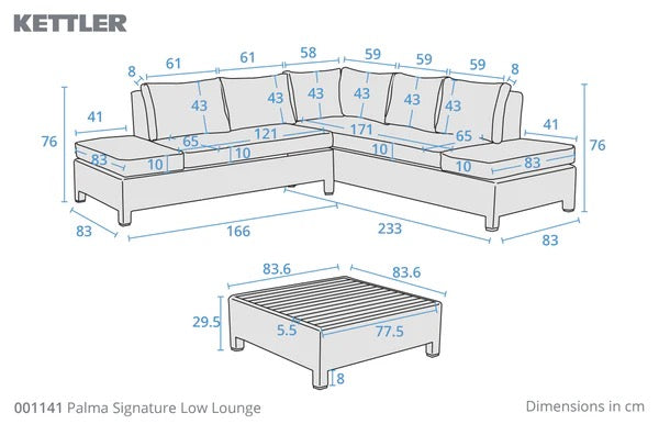 Palma Signature Low Lounge Set