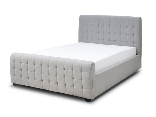 BERKELEY Ottoman Bed (Light Grey Fabric) | Available in 3 Sizes