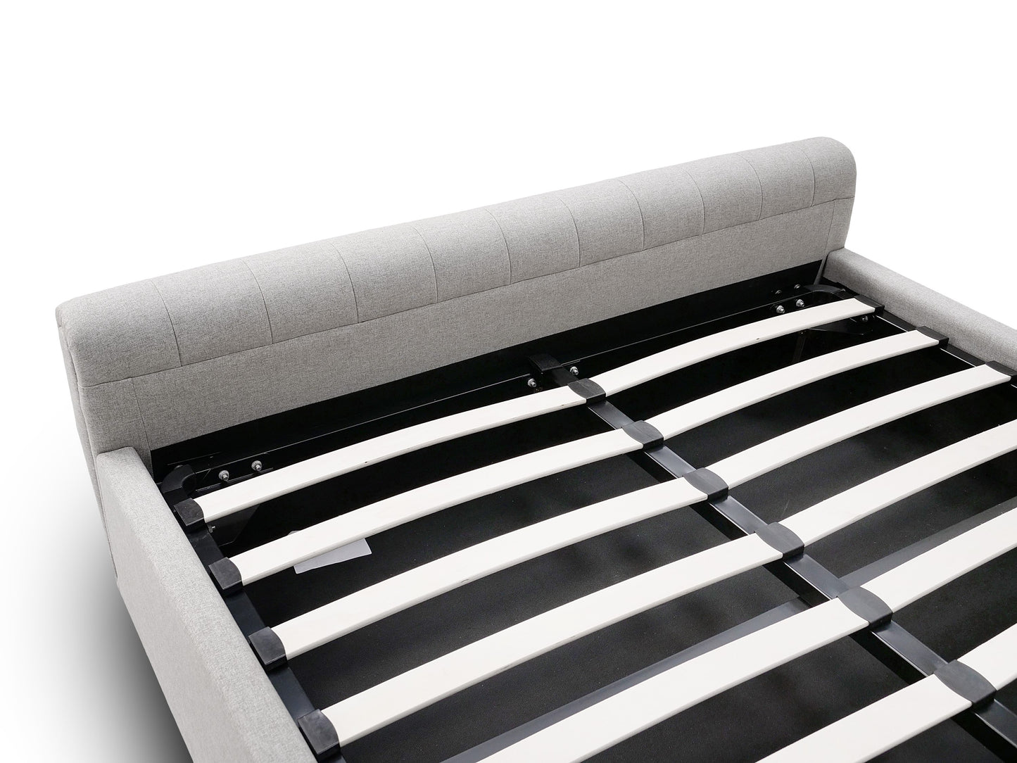 BERKELEY Ottoman Bed – King Size (Light Grey Fabric) | Direct Home Delivery