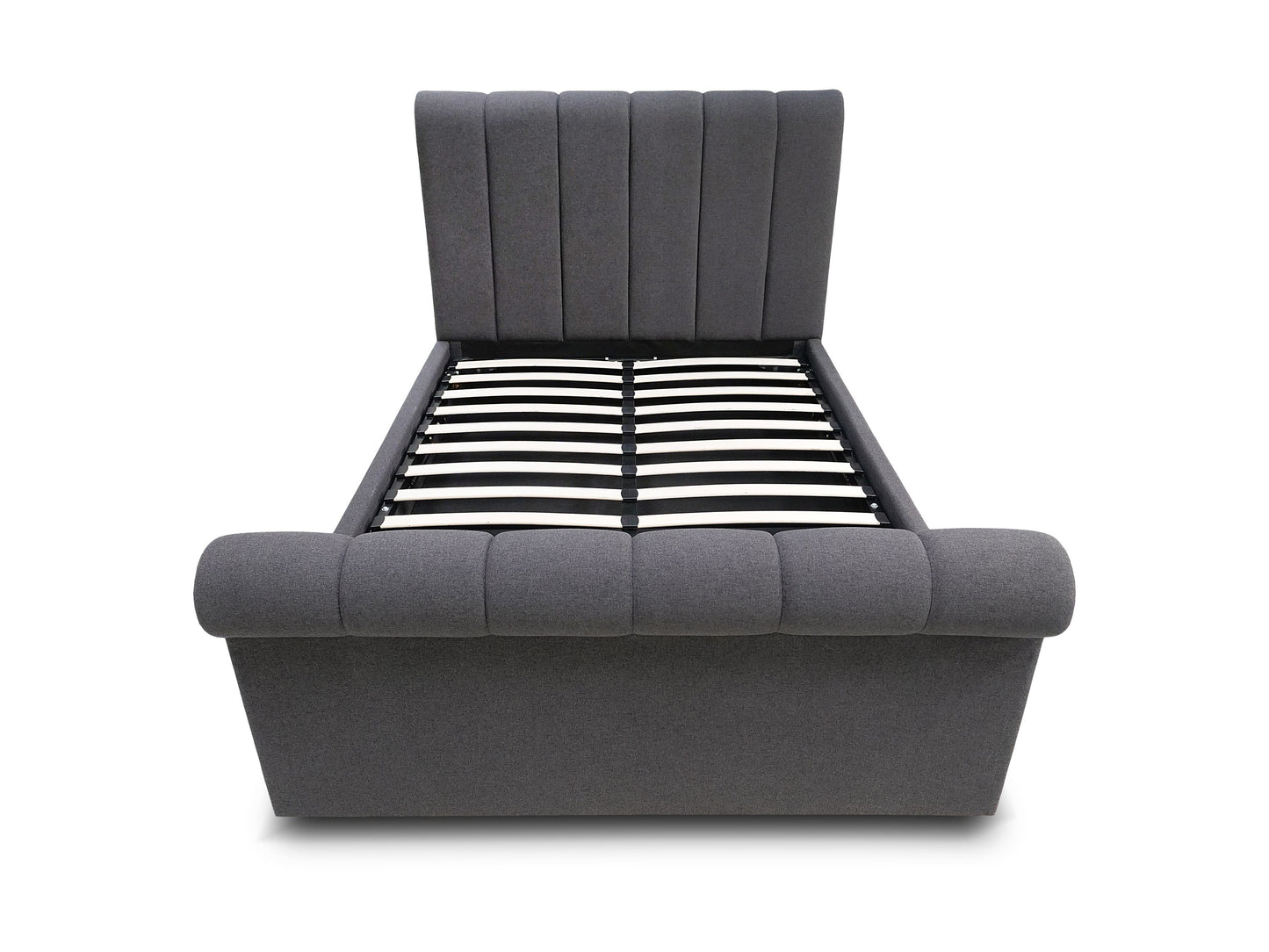 CONAUGHT Ottoman Bed – Double (Dark Grey Fabric) | Direct Home Delivery