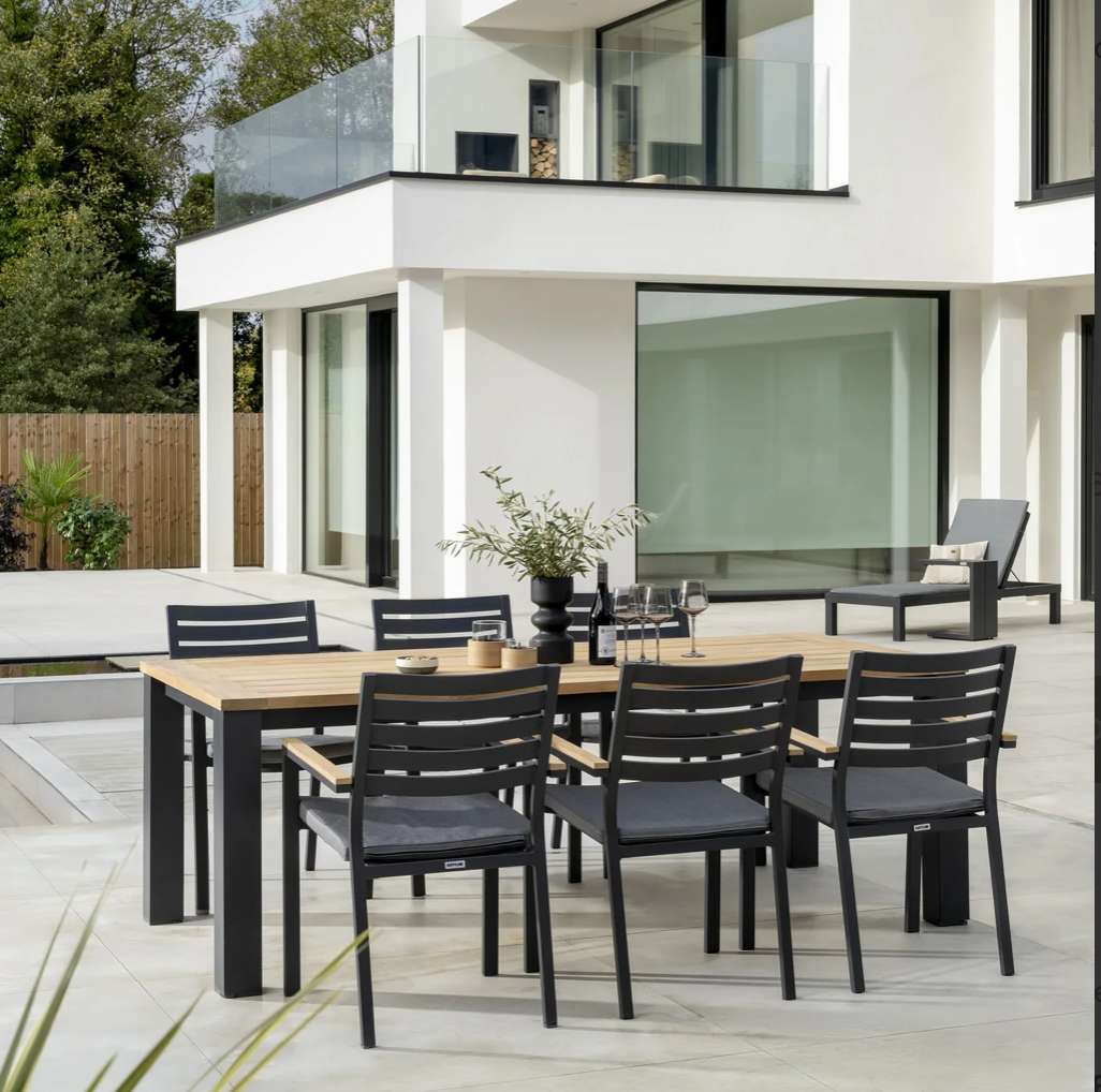 Elba dining Set with 6 chairs and Dining Table