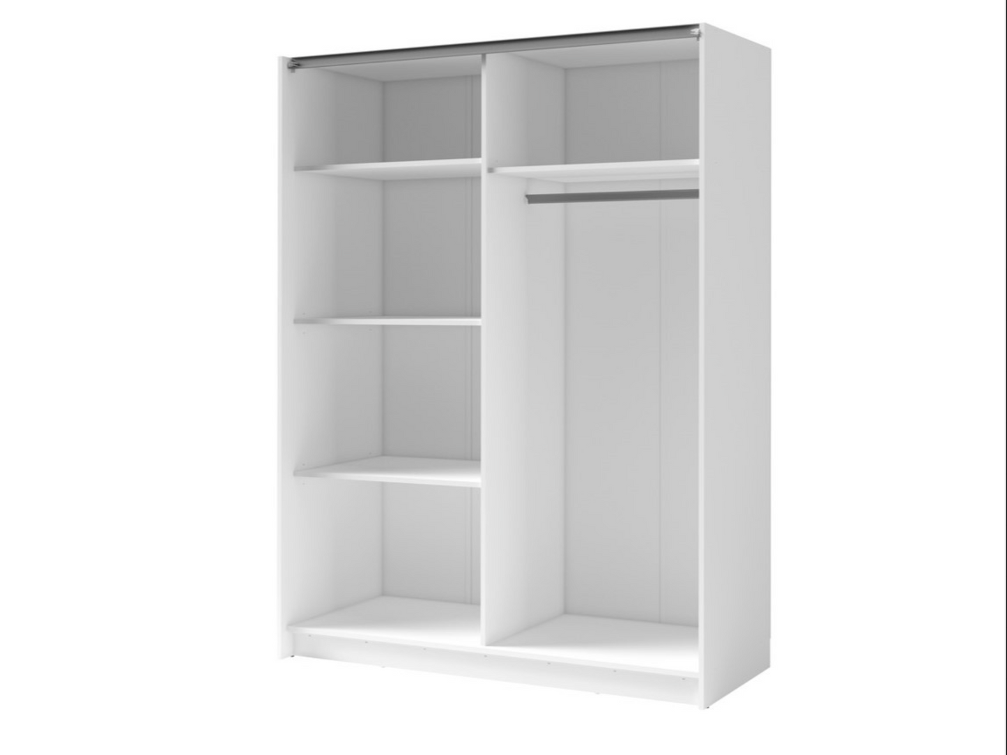 DALIA 200cm Sliding Wardrobe (White & Artisan Oak)
