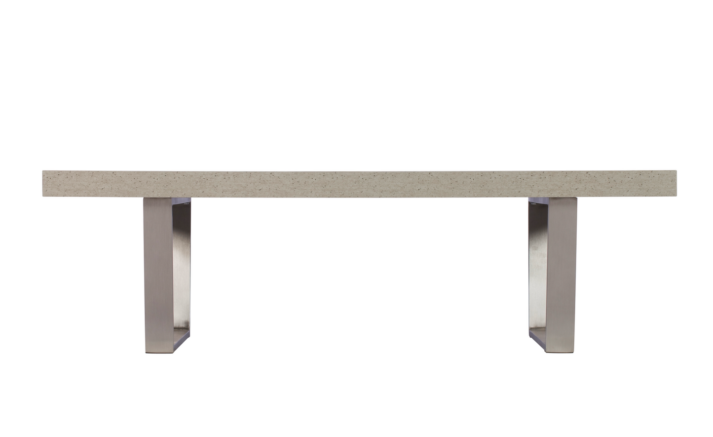 PETRA Coffee Table – Stone Effect with Brushed Metal Legs (Pre-Order, 21-Day Lead Time)