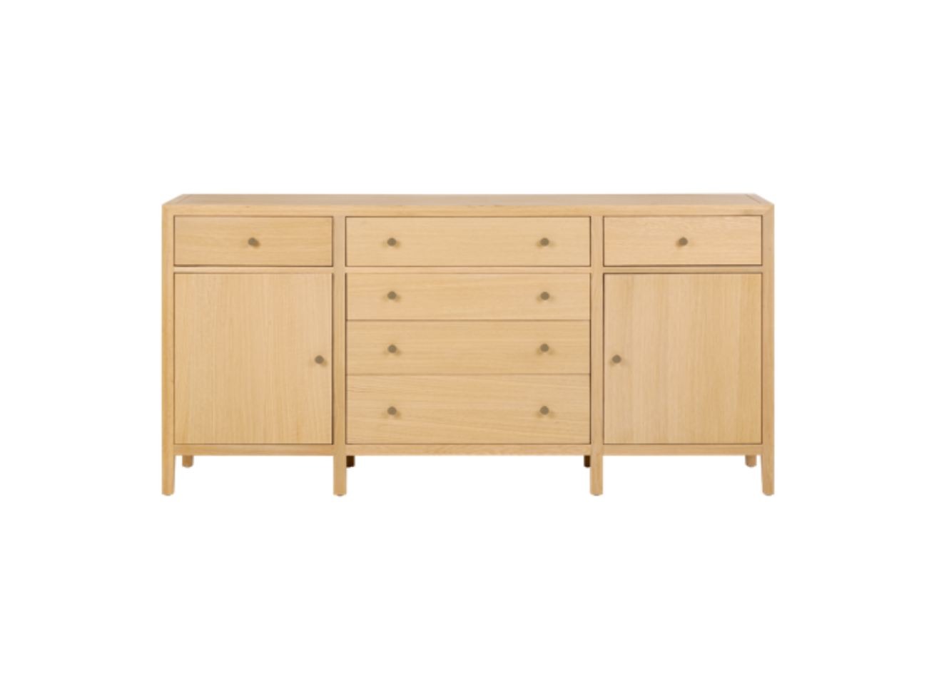 BLOCKLEY Pale Oak Large Sideboard