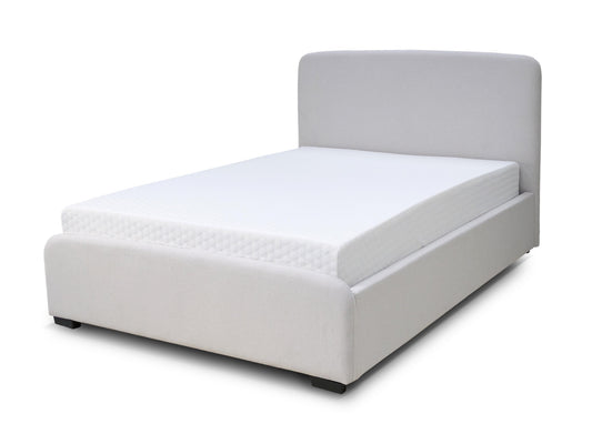 LANGHAM Ottoman Bed (Light Grey Fabric) | Available in 3 Sizes