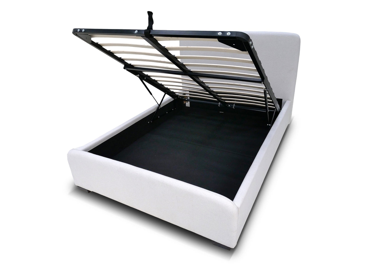LANGHAM Ottoman Bed – Super King (Light Grey Fabric) | Direct Home Delivery