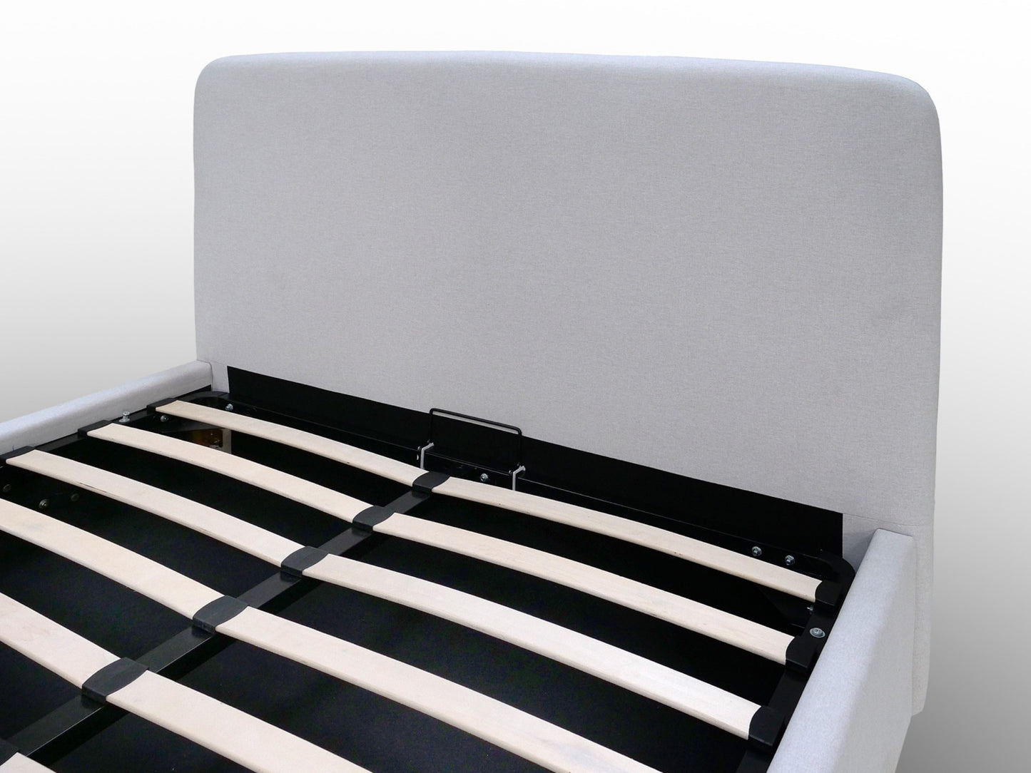 LANGHAM Ottoman Bed – Super King (Light Grey Fabric) | Direct Home Delivery