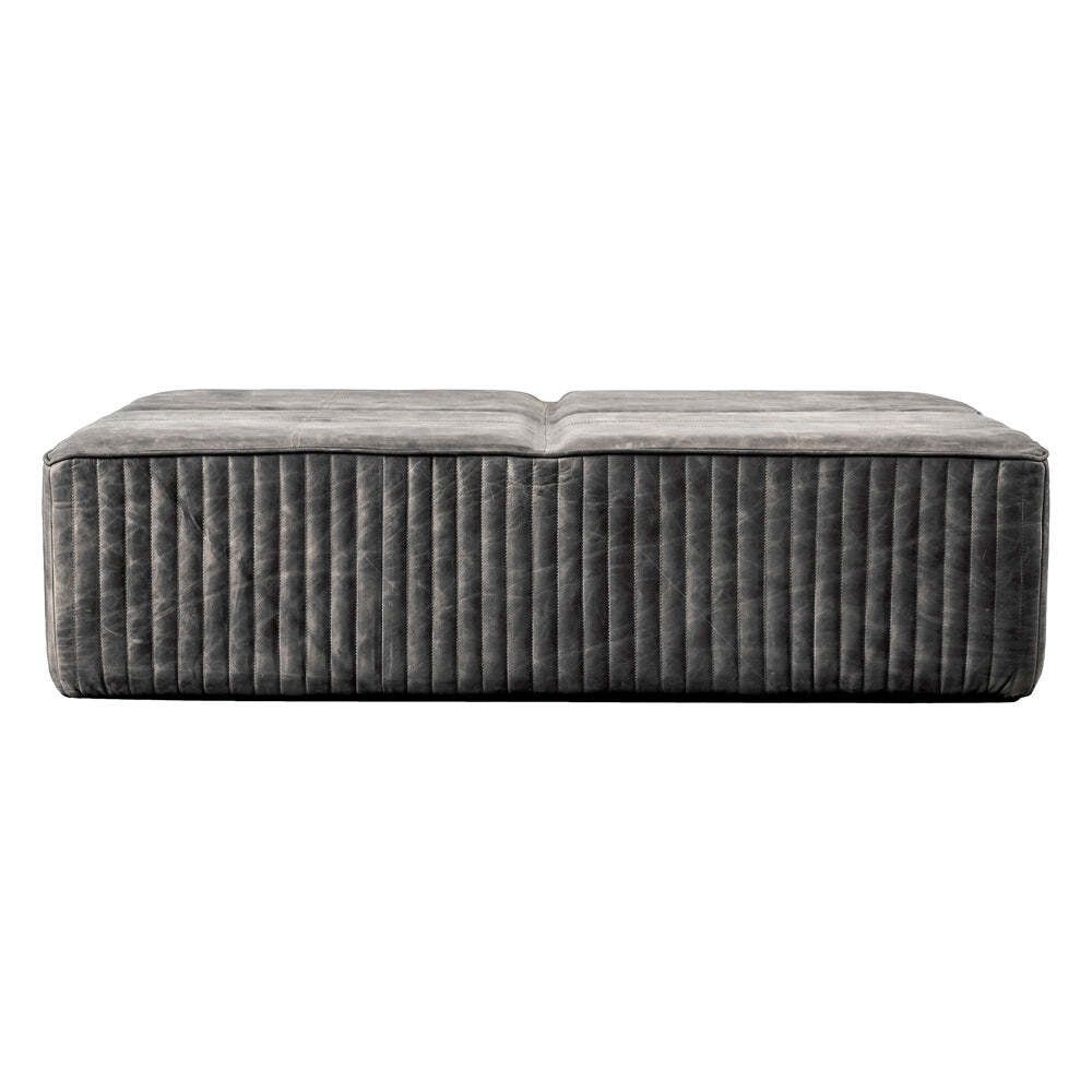 Barham Slab Coffee Table – Black Modern Cube Design