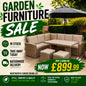 WENTWORTH Rattan Dining Corner Set