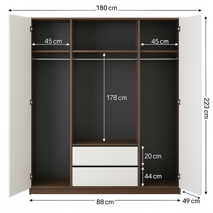 MADISON Combo Wardrobe 180cm
