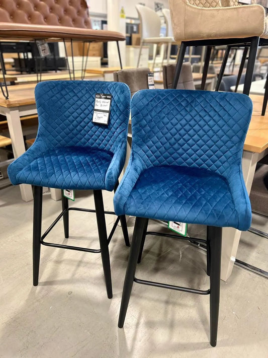 Monty Barstool Midnight Blue