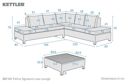 Palma Signature Low Lounge Set