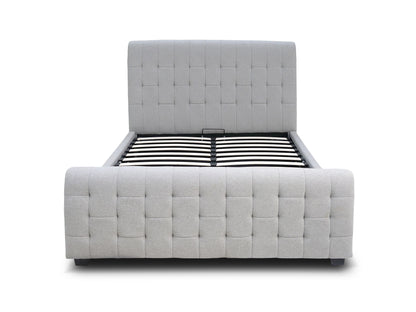 BERKELEY Ottoman Bed – King Size (Light Grey Fabric) | Direct Home Delivery