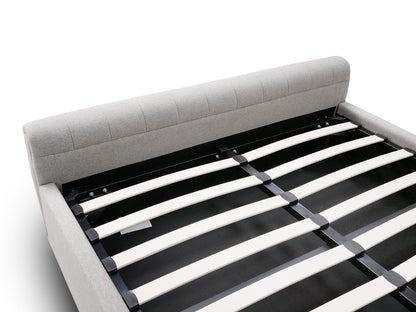 BERKELEY Ottoman Bed – King Size (Light Grey Fabric) | Direct Home Delivery