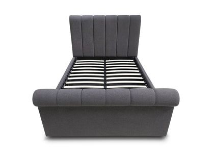 CONAUGHT Ottoman Bed – Double (Dark Grey Fabric) | Direct Home Delivery