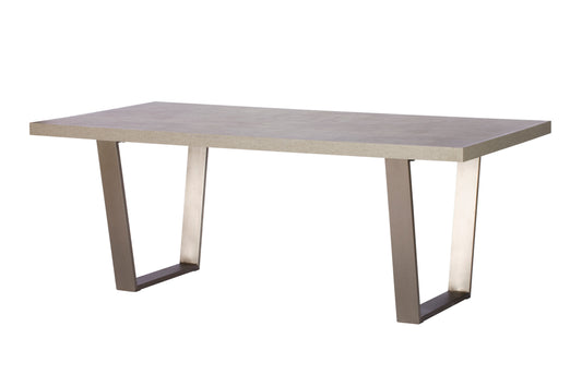 PETRA 200cm Dining Table – Modern Stone Effect with Metal Legs (Pre-Order, 21-Day Lead Time)