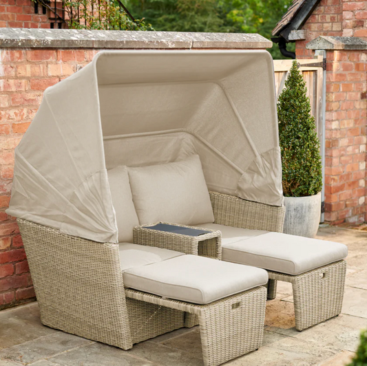 Palma Daybed - Oyster Cushions