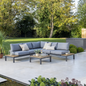 Elba Signature Standard Low Lounge Corner Set (Grey)