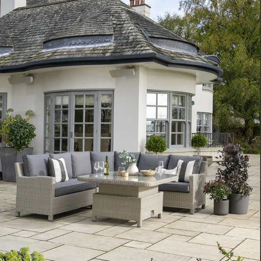 Palma Signature Grande Corner Set with Rising Table