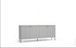 IRIS KOMODA – Grey 4 Door Komoda Cabinet with Storage
