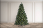 HOLLINGWORTH SPRUCE 7.5ft Pre-Lit Christmas Tree – 550 LED, 8 Function