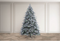 FROSTED WINTERFOLD FIR 7.5ft Pre-Lit Christmas Tree – 600 Colour Switch LED