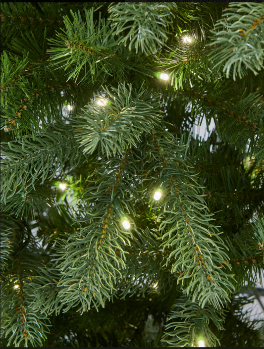 ARUNDEL SPRUCE 7.5ft Pre-Lit Christmas Tree – 650 LED, 8 Function