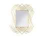 SPECTER Gold Geometric Wall Mirror