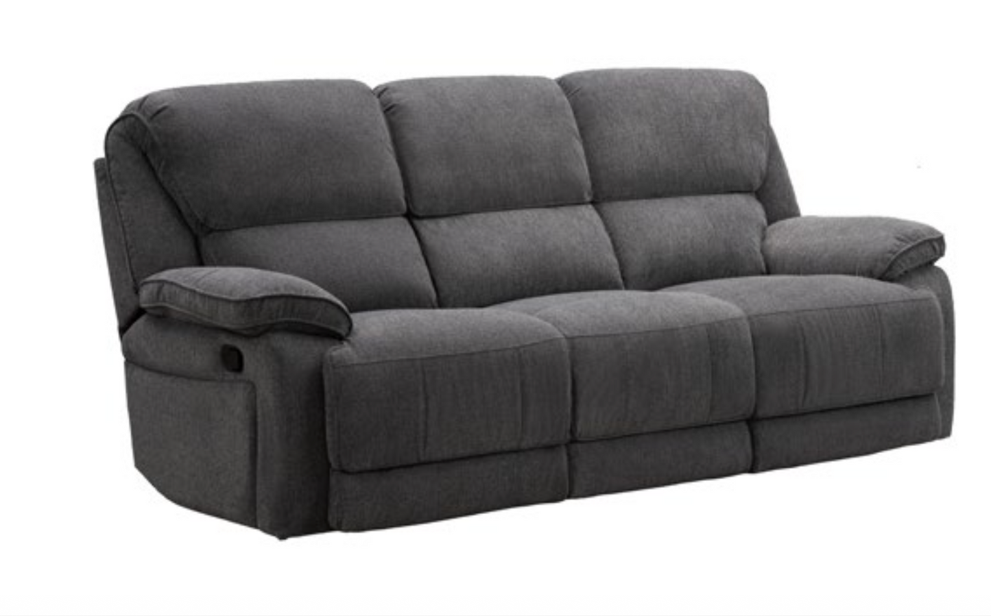 DOUGLAS Dark Grey 3 Seater Recliner