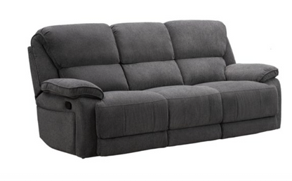 DOUGLAS Dark Grey 3 Seater Recliner