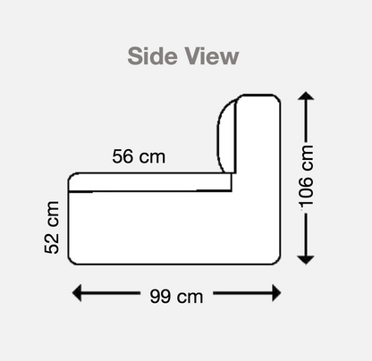 DOUGLAS Dark Grey Reclining Armchair