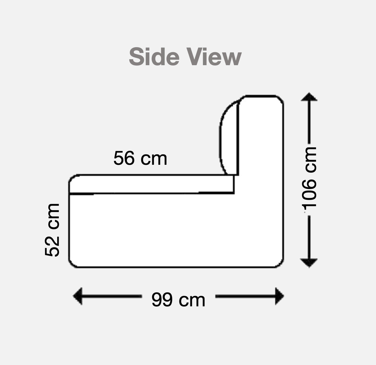 DOUGLAS Dark Grey 3 Seater Recliner