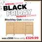 BLOCKLEY Pale Oak Large Sideboard