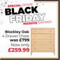 BLOCKLEY Pale Oak 4 Drawer Chest