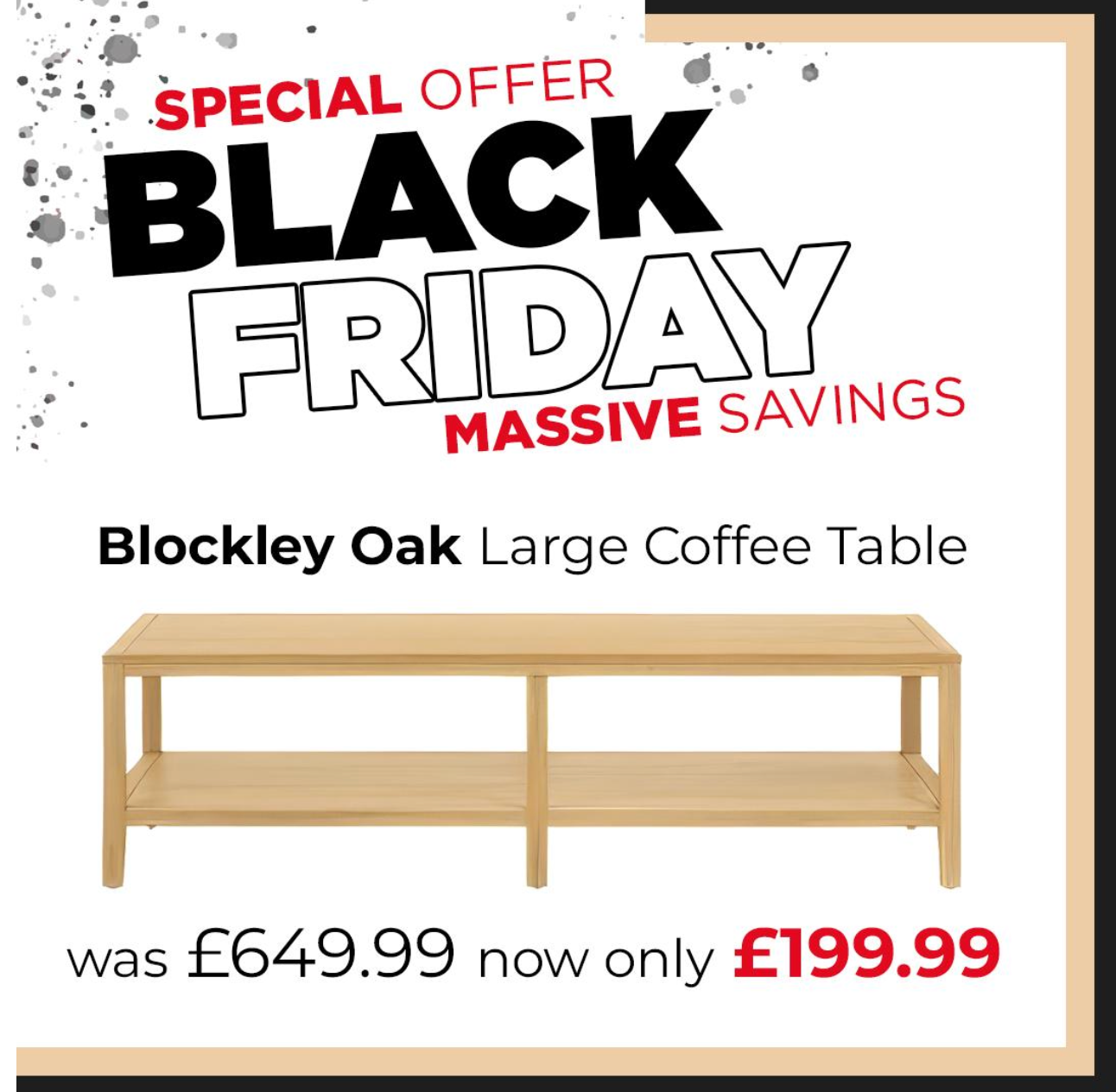 Blockley Pale Oak Large Coffee Table