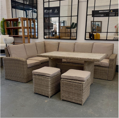 WENTWORTH Rattan Dining Corner Set