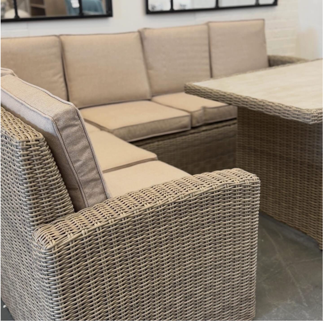 WENTWORTH Rattan Dining Corner Set