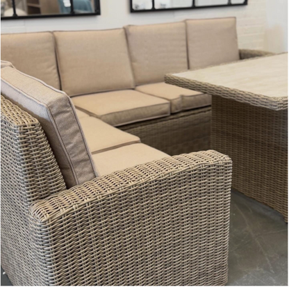 WENTWORTH Rattan Dining Corner Set