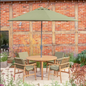 MEADOW  4 Seat Dining Set with 120cm Table