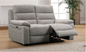 WESTBURY Light Grey 2 Seater Power Recliner