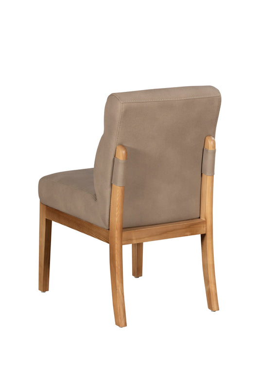 ALFIE Dining Chair Pair -Taupe | Pre-Order (14-21 Days)
